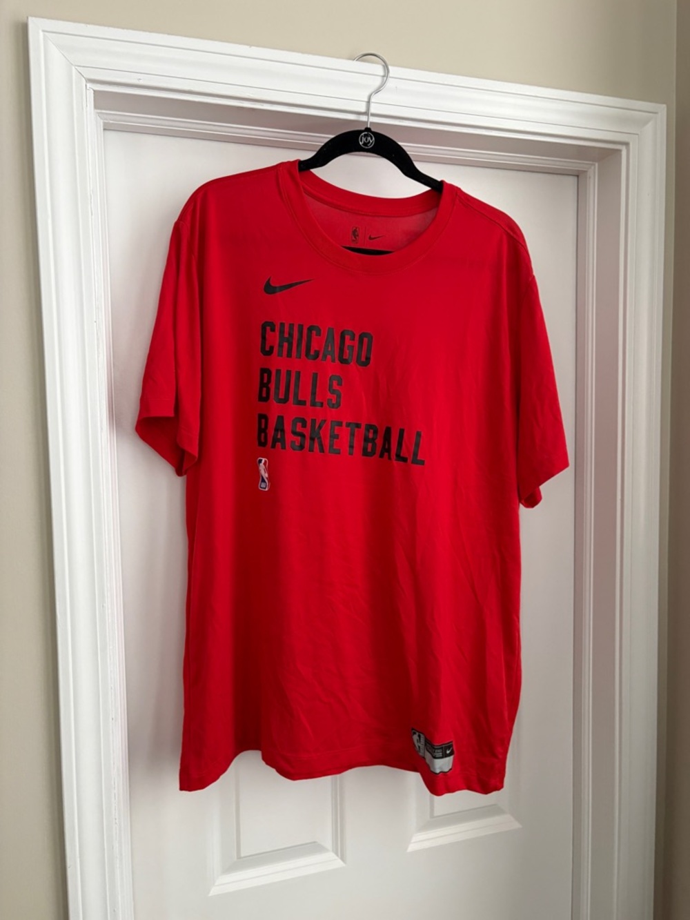 Nike NBA Chicago Bulls Basketball Red Tee Men’s XL